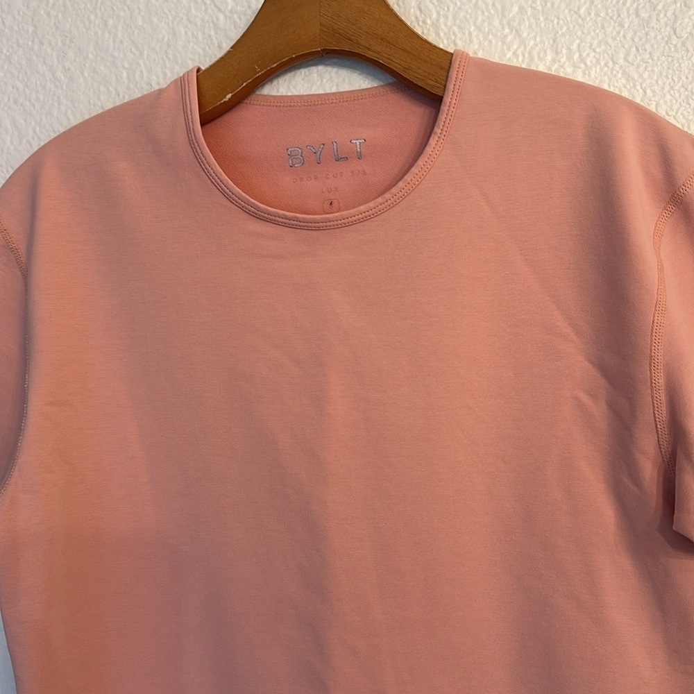BYLT basics peach color drop cut lux small top - Picture 2 of 7